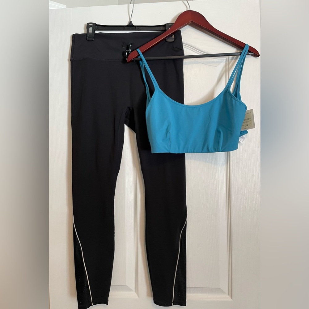 NWT Fabletics athletic leggings and sports bra set